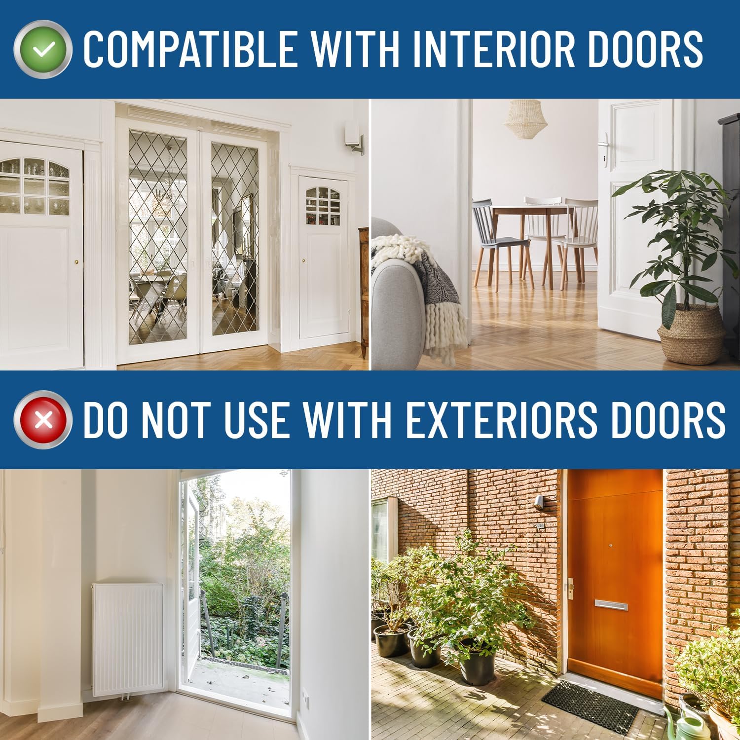 Everlasting Comfort Under Door Draft Stopper - Soundproof Seal 30-36 Inches