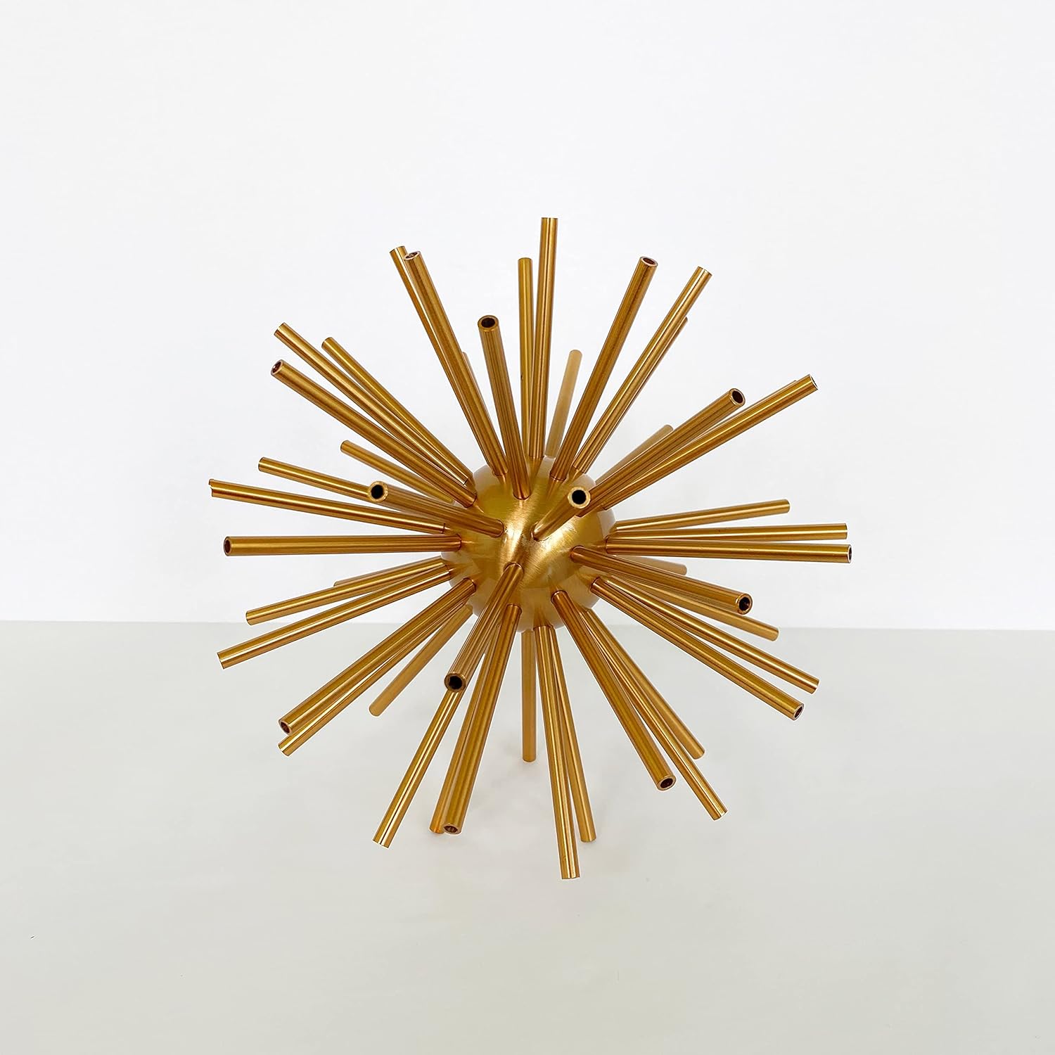 Ella Antique Gold Starburst Ball Large Console Decor