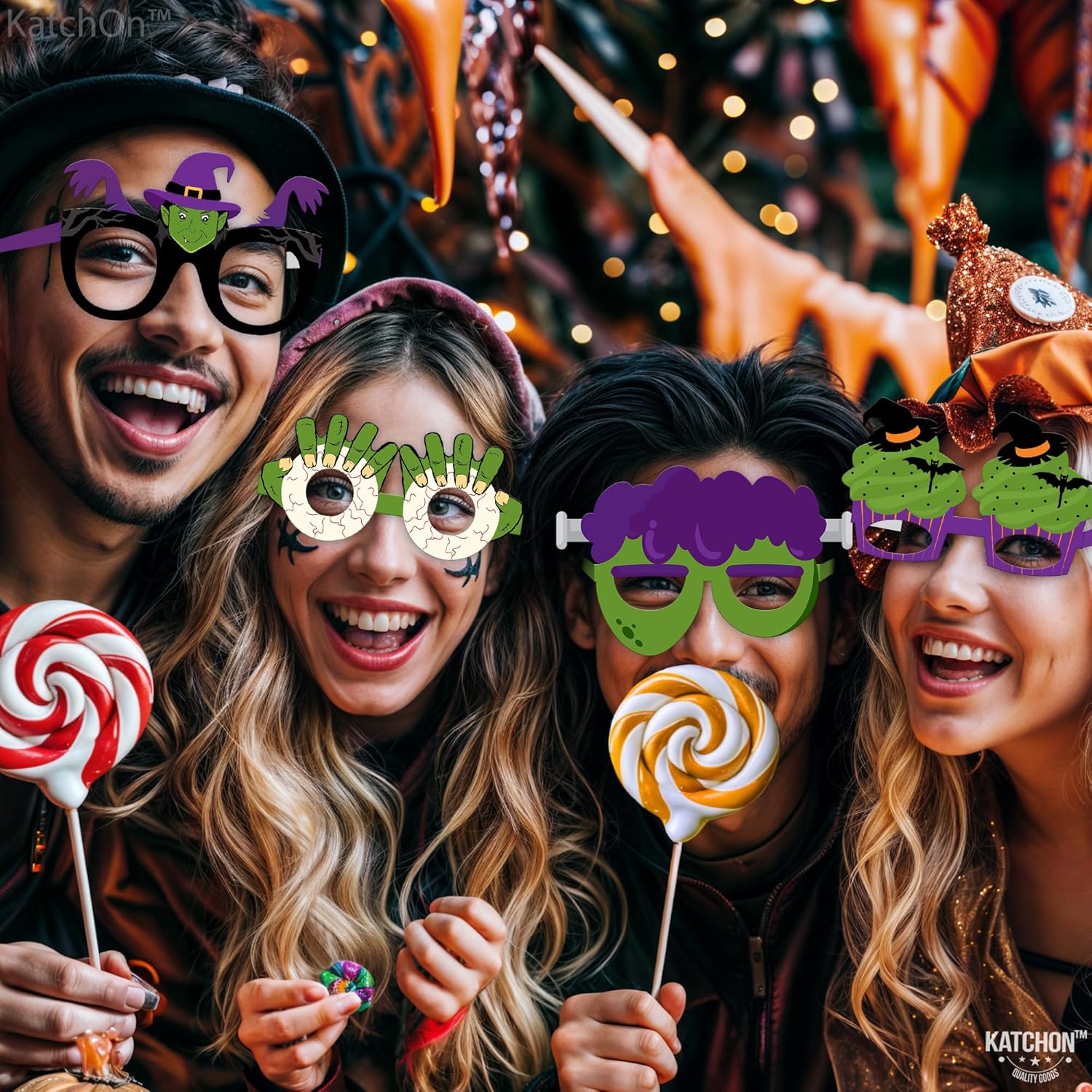 KatchOn Halloween Party Decorations Set - Pack of 34