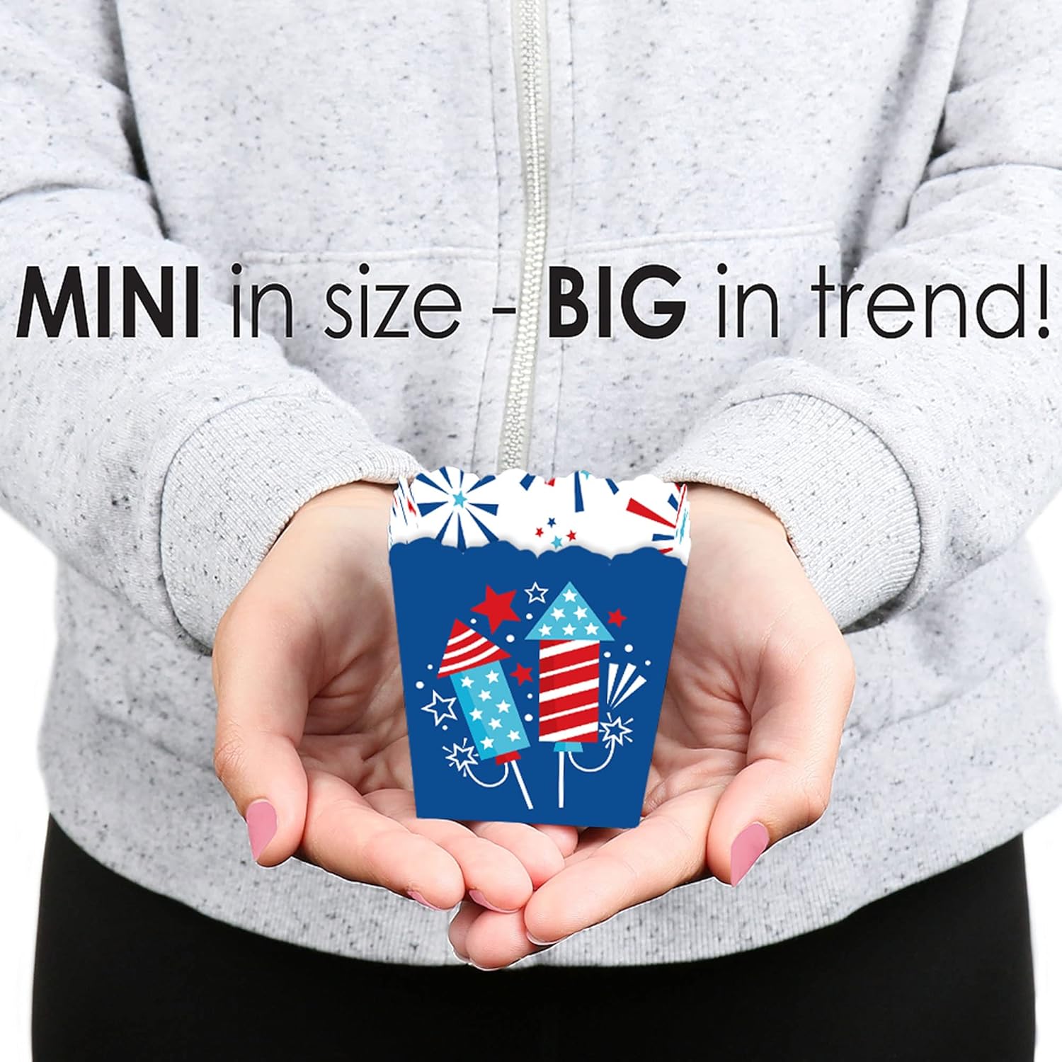 Firecracker 4th of July Mini Candy Boxes Set of 12