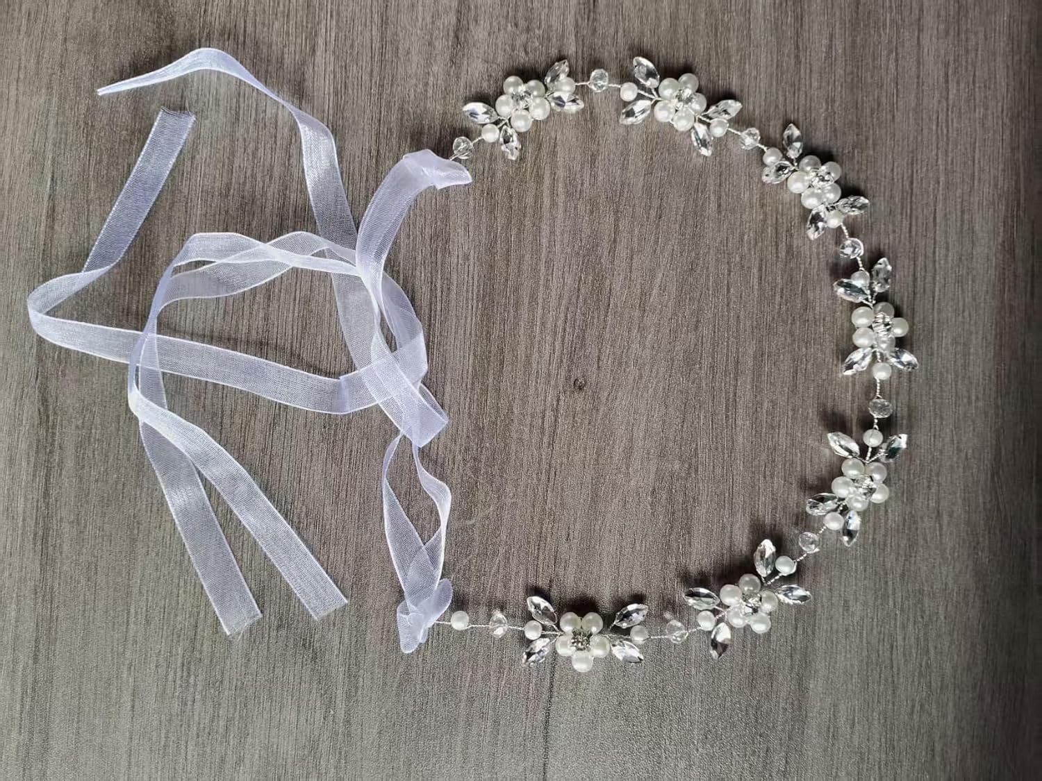 Flower Girl Basket with Headband for Wedding