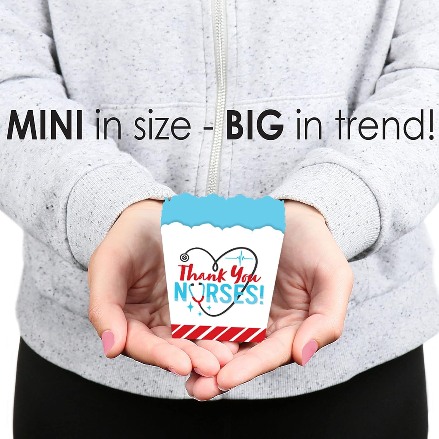 Thank You Nurses Mini Candy Favor Boxes Set of 12