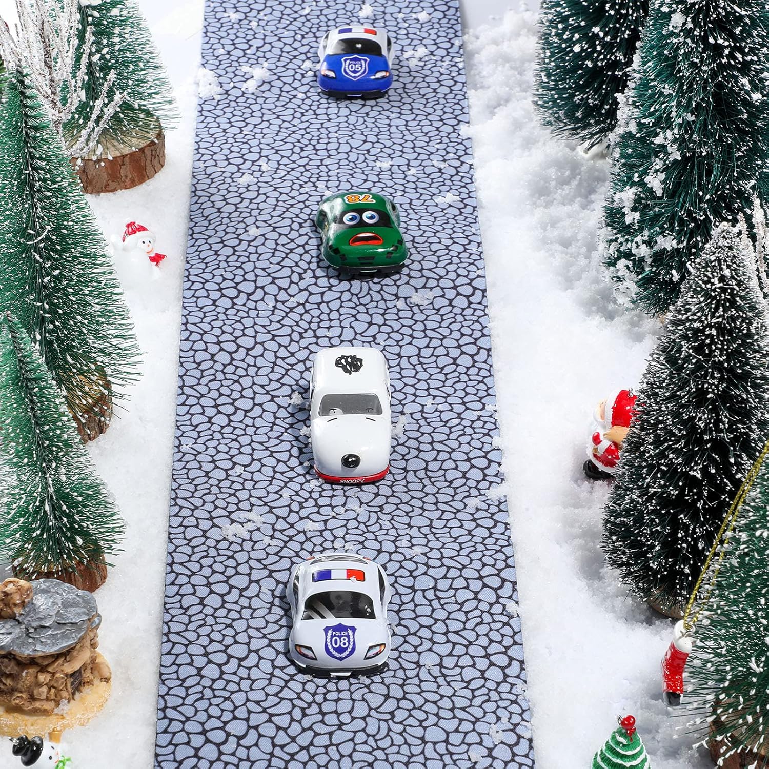 Frienda Christmas Village Street Mat Decor 1 Piece