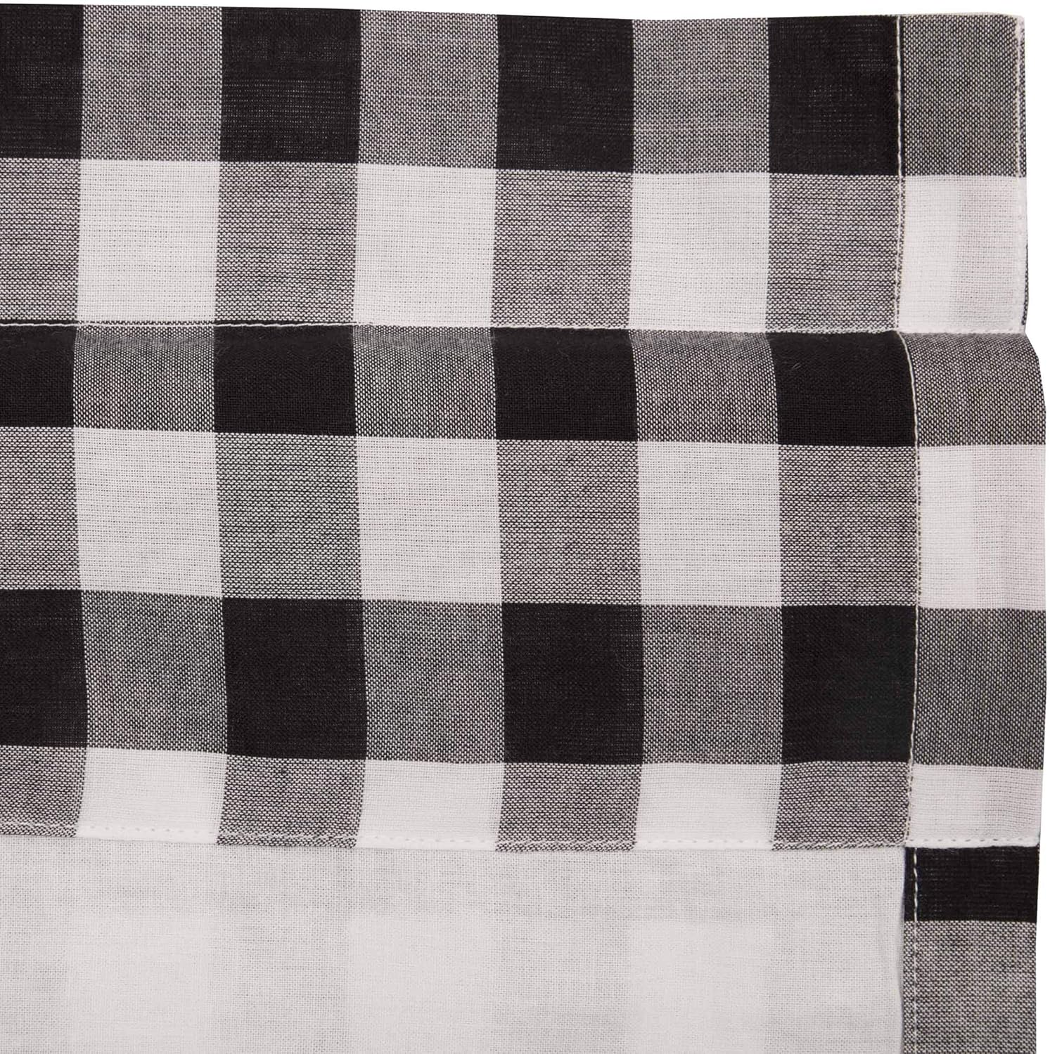 VHC Brands Black Buffalo Check Prairie Panels