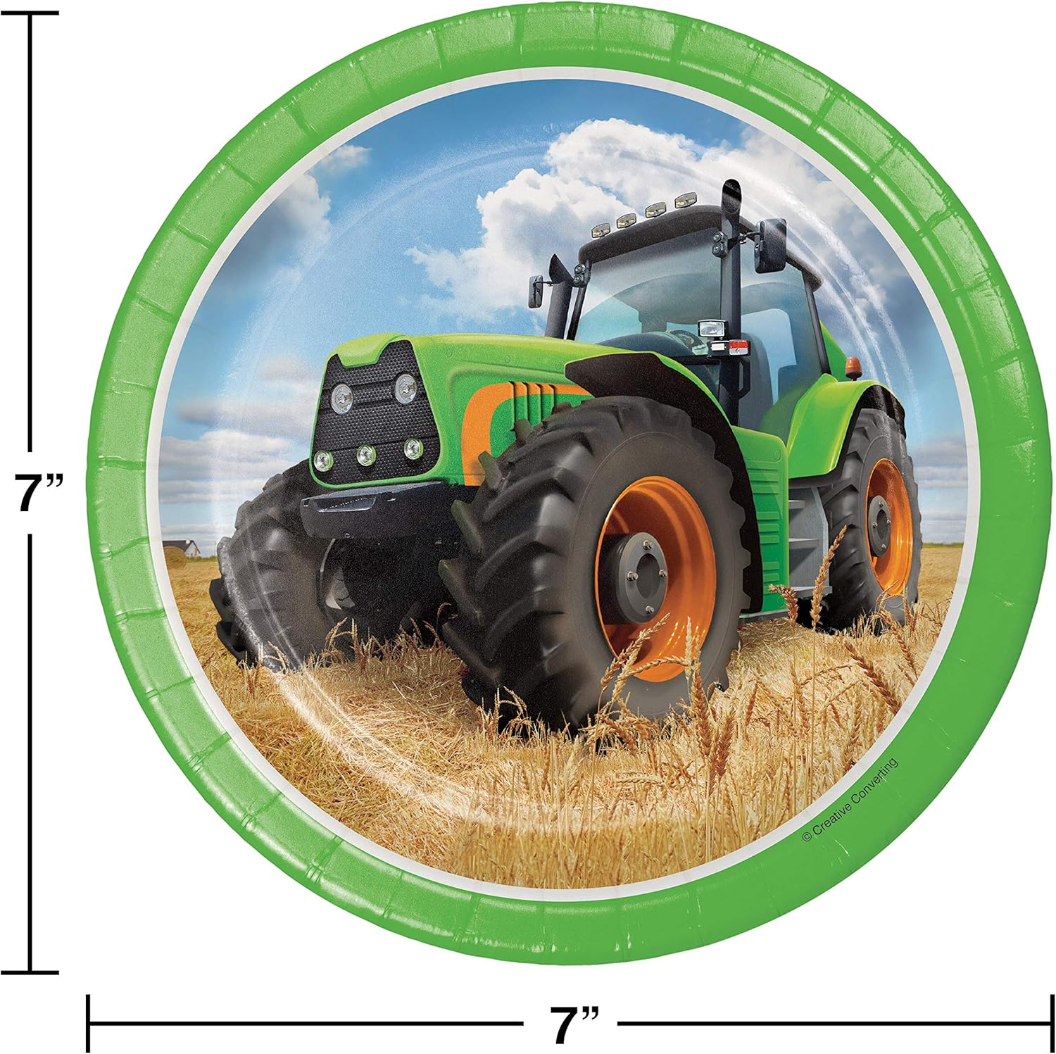 Creative Converting 8 Count Sturdy Paper Dessert Plates